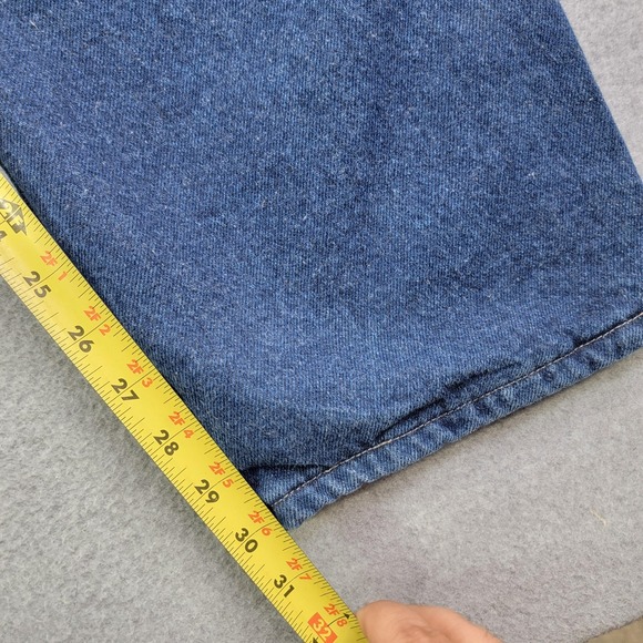 Cabela's Roughneck Jeans Mens 40x32 Blue Flannel Lined Relaxed Fit Denim Pants - Picture 11 of 16